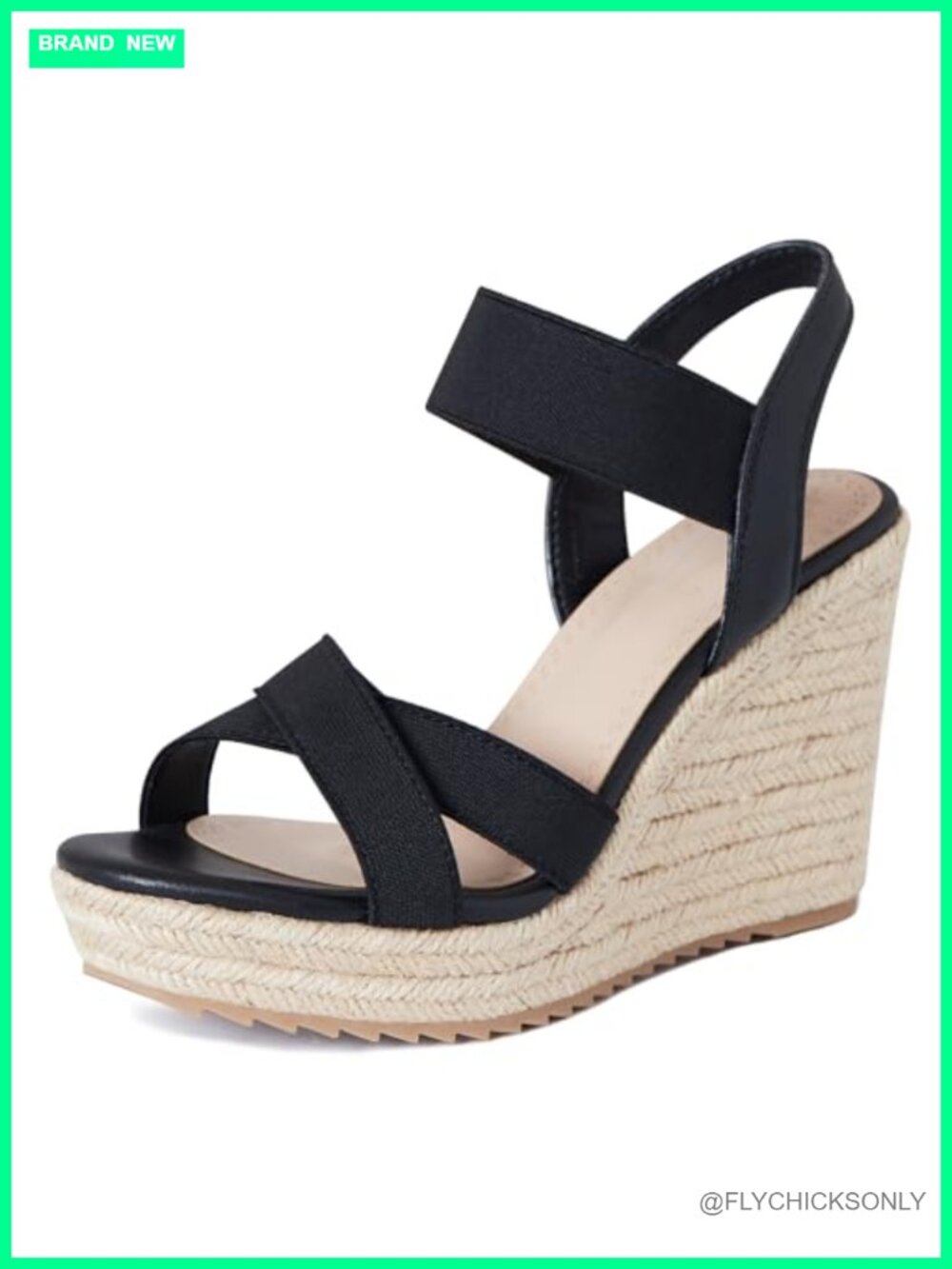 mikarka Wedges Heels for Women Open Toe Espadrilles Platform Sandals